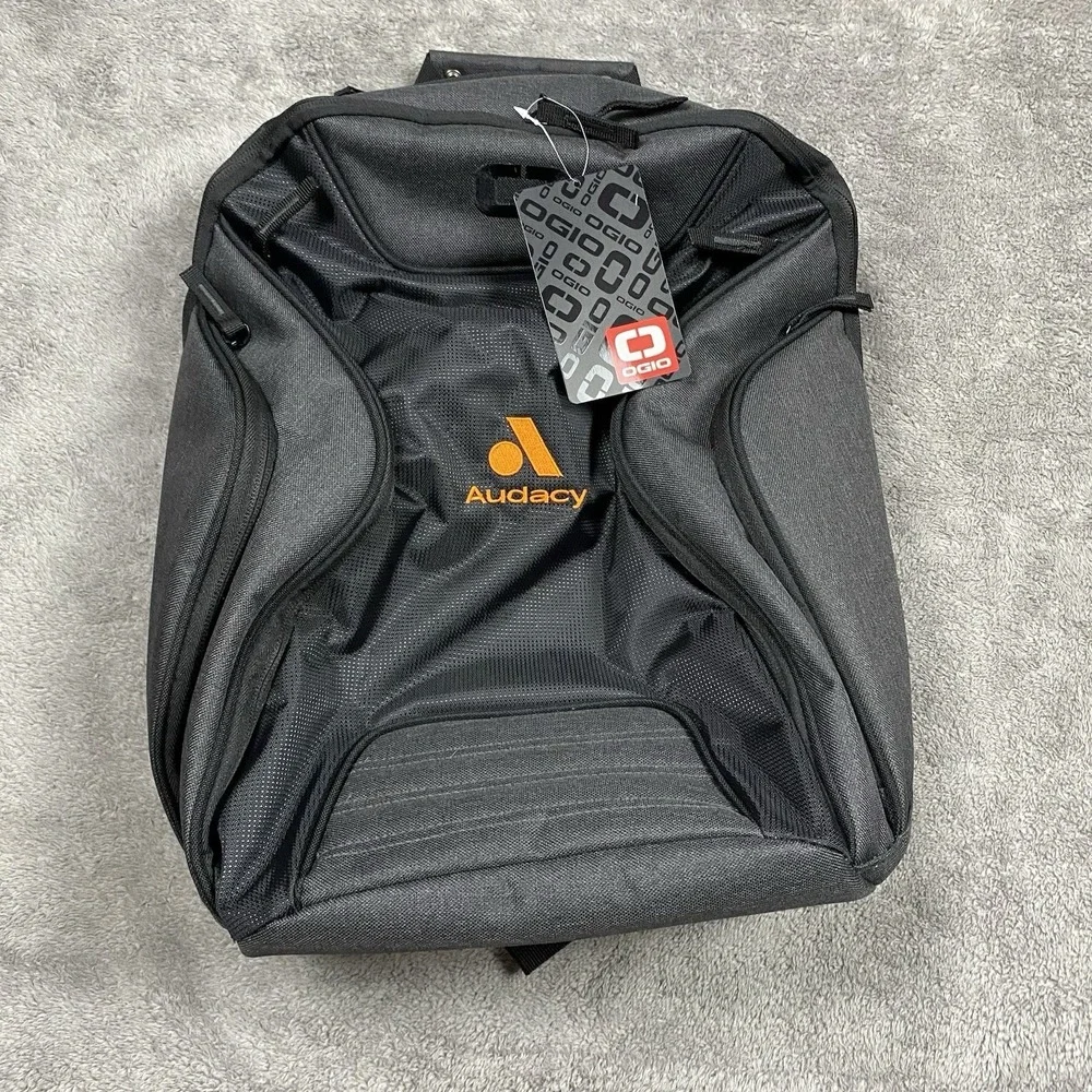 NEW Ogio Backpack Padded‎ Laptop Backpack Graphite Black Gray Auducy NWT